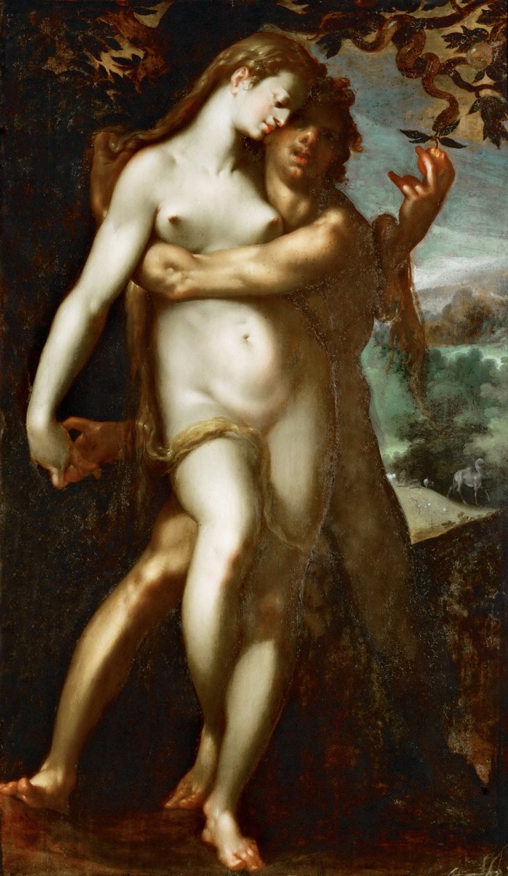 Fall från nåden av Bartholomeus Spranger