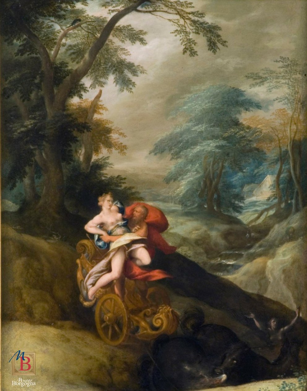 Våldtäkten av Persefone av Bartholomeus Spranger