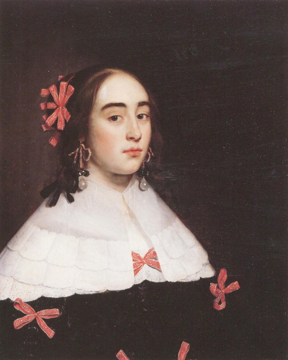 Porträtt av en dam av Bartholomeus van der Helst