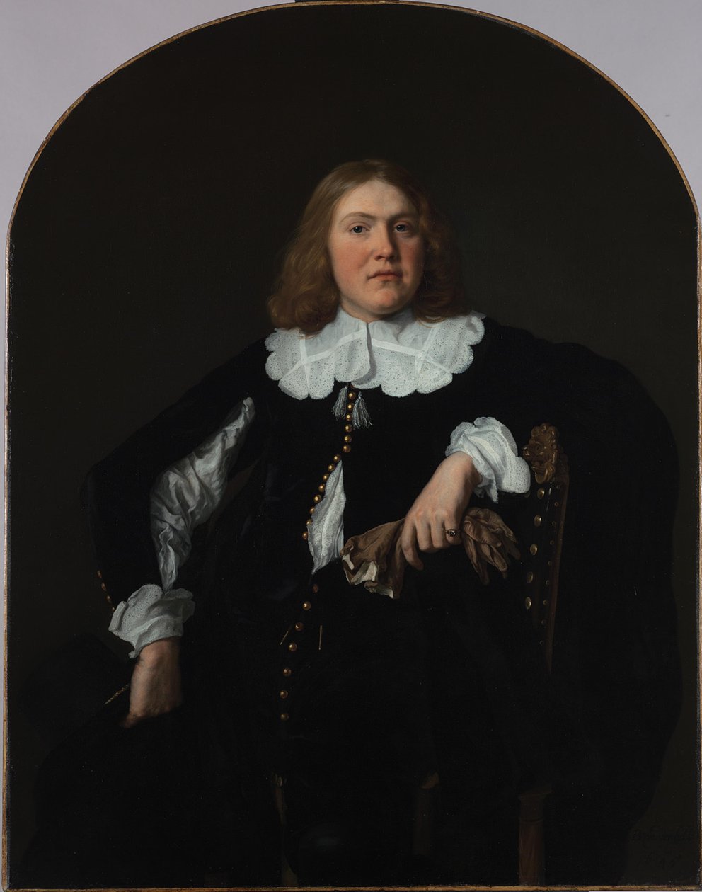Porträtt av en man av Bartholomeus van der Helst