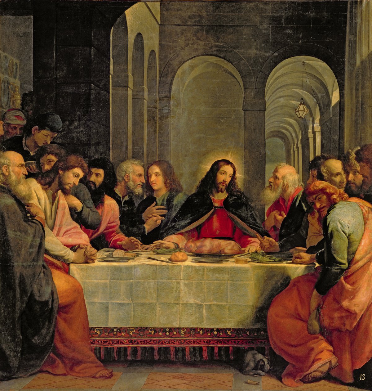 Den sista måltiden av Bartolomé Carducho