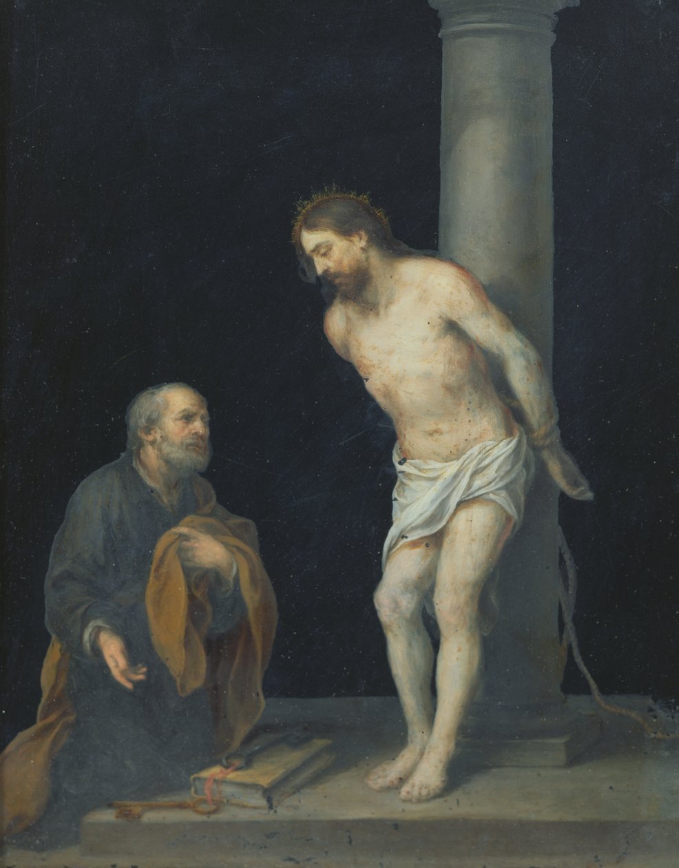 Kristus vid kolonnen av Bartolomé Esteban Murillo