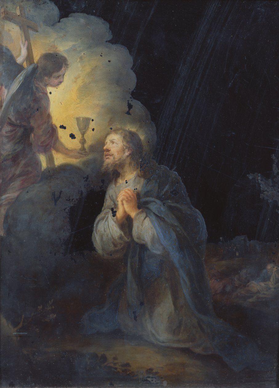 Kristus i Olivträdgården av Bartolomé Esteban Murillo
