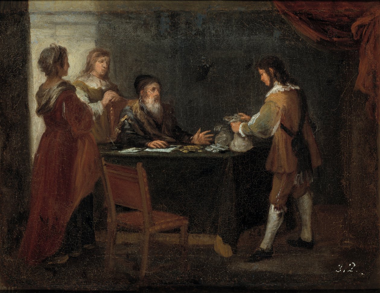 Den förlorade sonen hämtar sitt arv av Bartolomé Esteban Murillo
