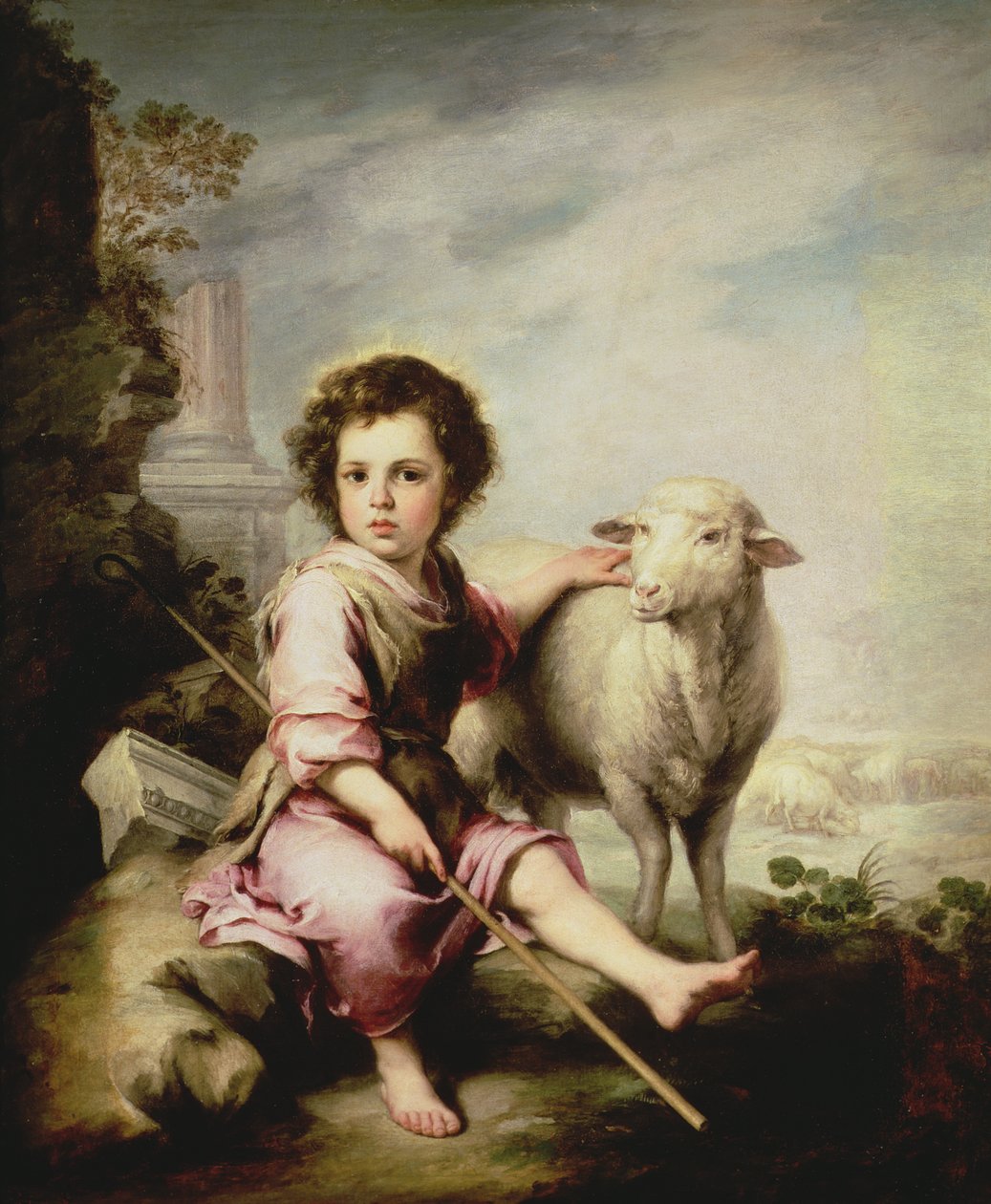 Den gode herden, ca 1650 av Bartolomé Esteban Murillo