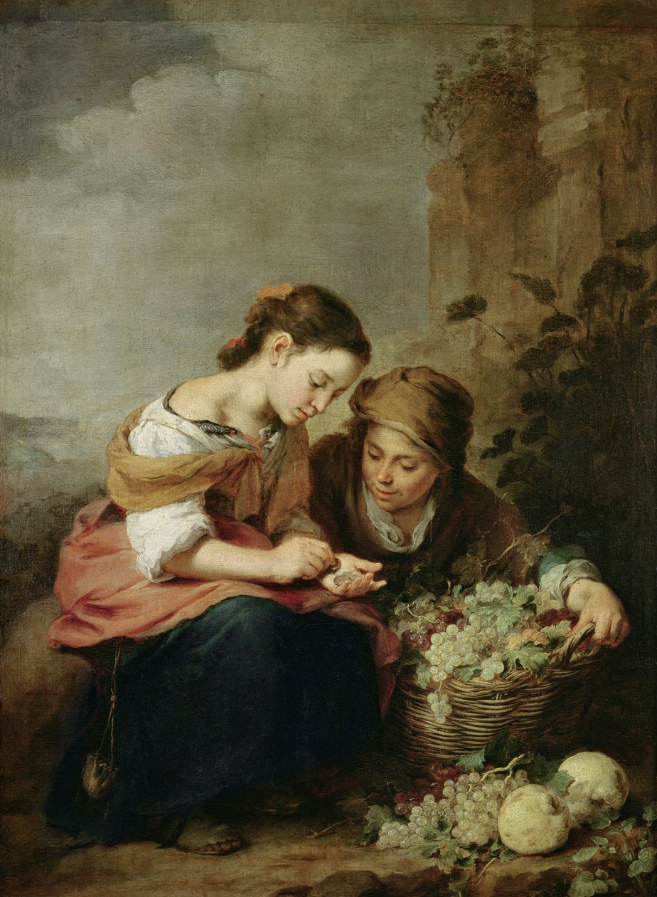 Den lille fruktsäljaren, 1670-75 av Bartolomé Esteban Murillo