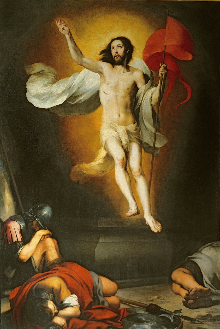 Kristi uppståndelse, 1600-talet av Bartolomé Esteban Murillo
