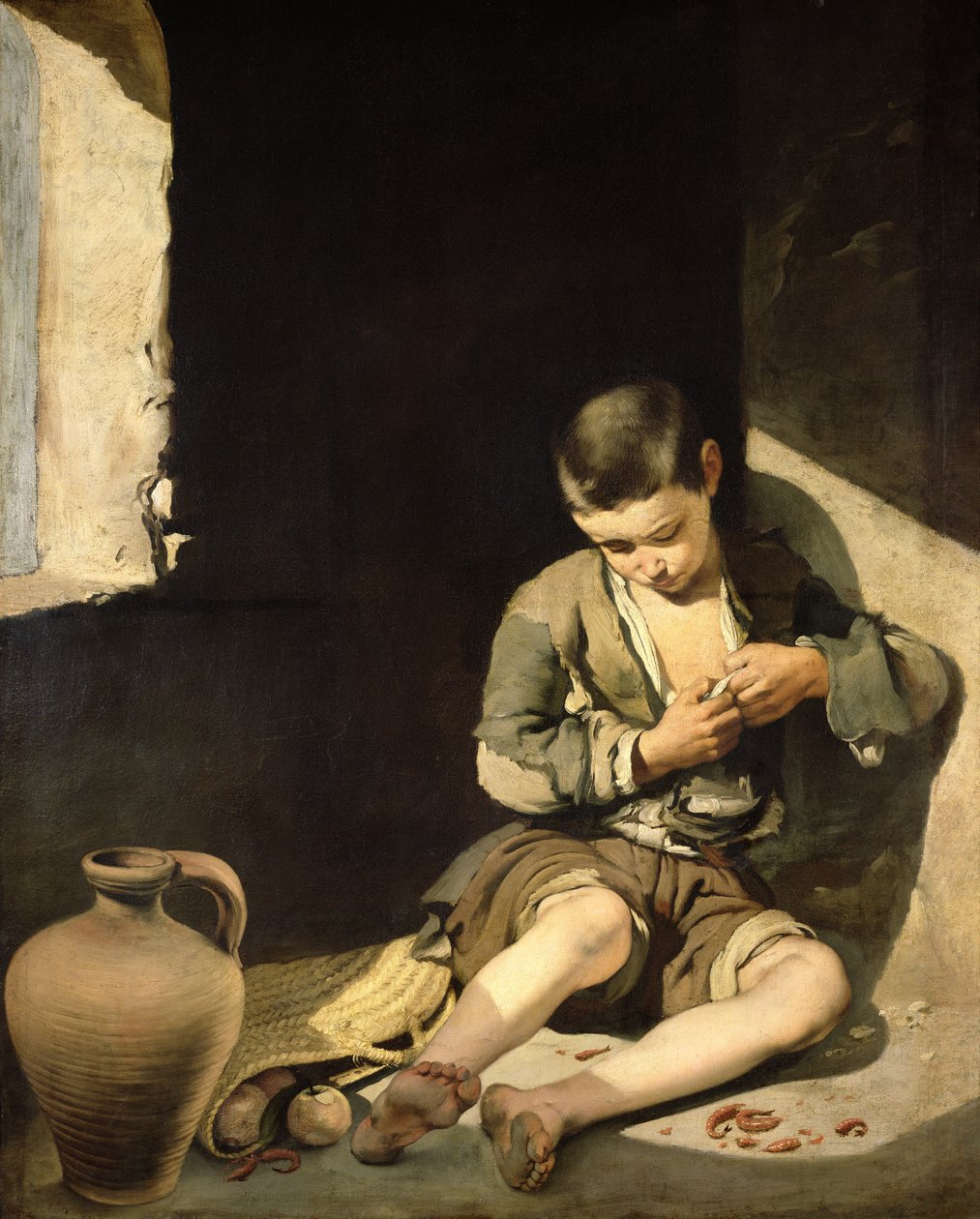 Den unge tigger, ca. 1650 swed av Bartolomé Esteban Murillo