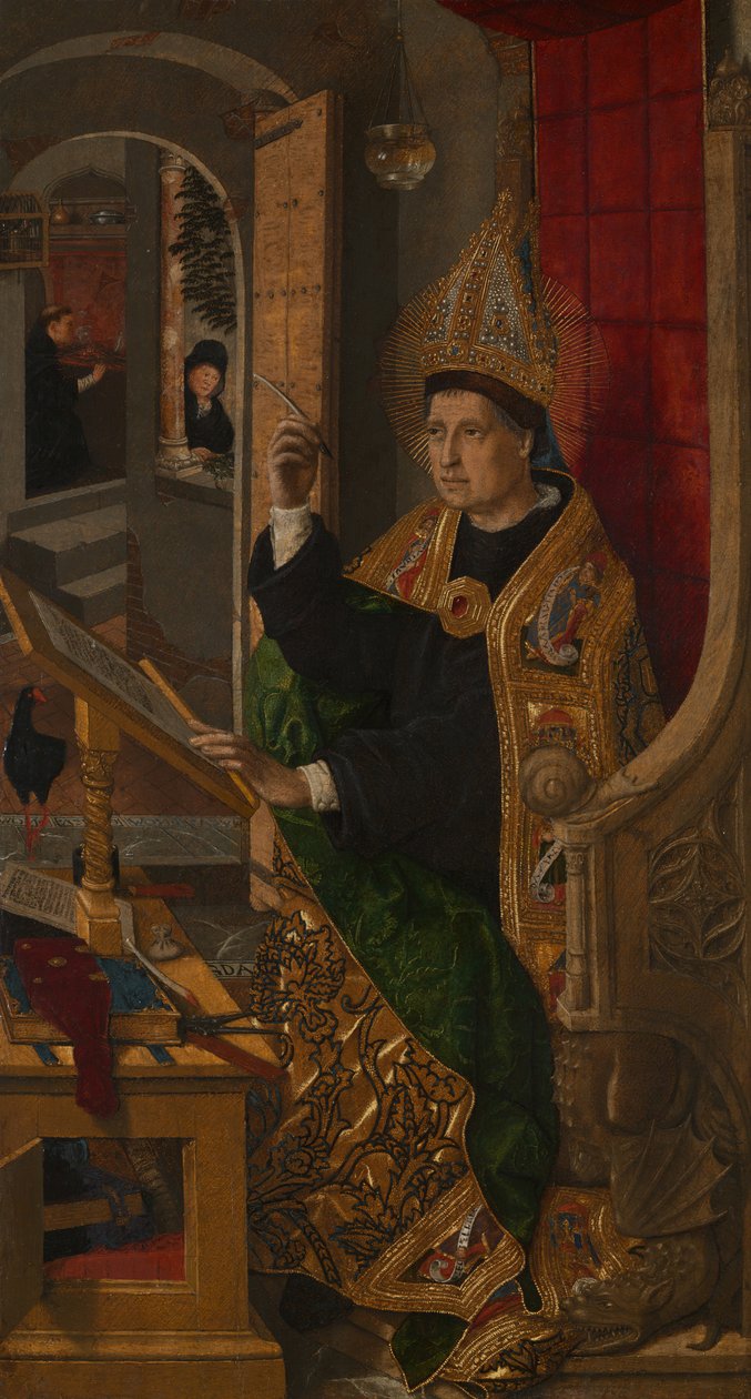 Saint Augustine, 147785. av Bartolomé Bermejo