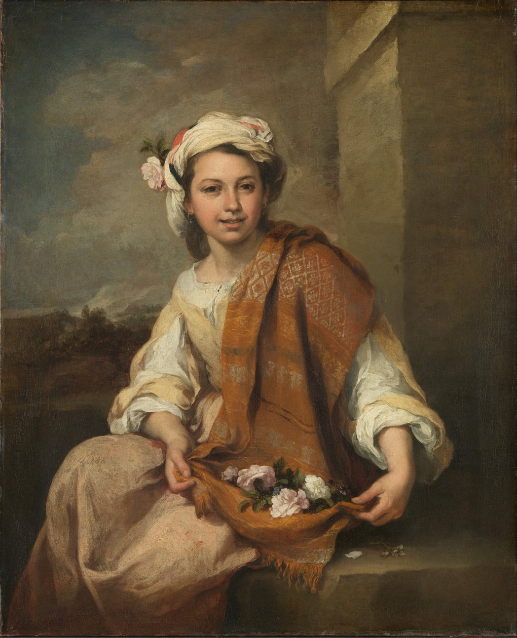 Blomstertjejen av Bartolomé Esteban Murillo