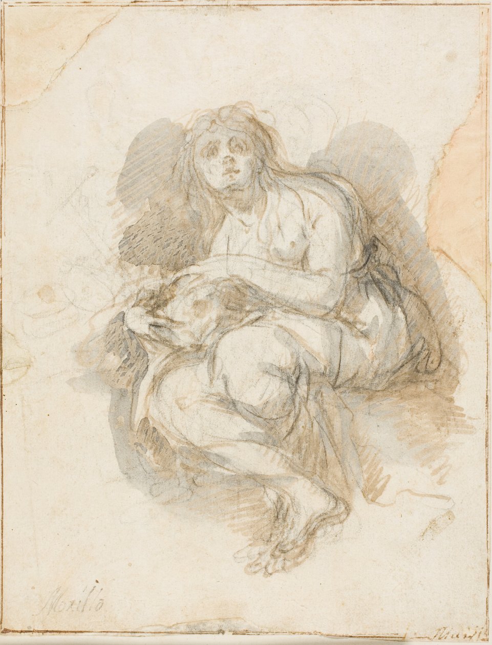 Kvinnlig helgoninnehavskalle av Bartolomé Esteban Murillo