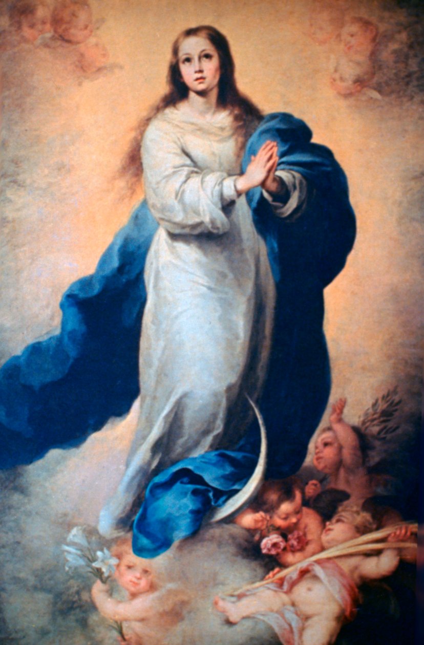 Obefläckad avlelse, 1665-1670 av Bartolomé Esteban Murillo