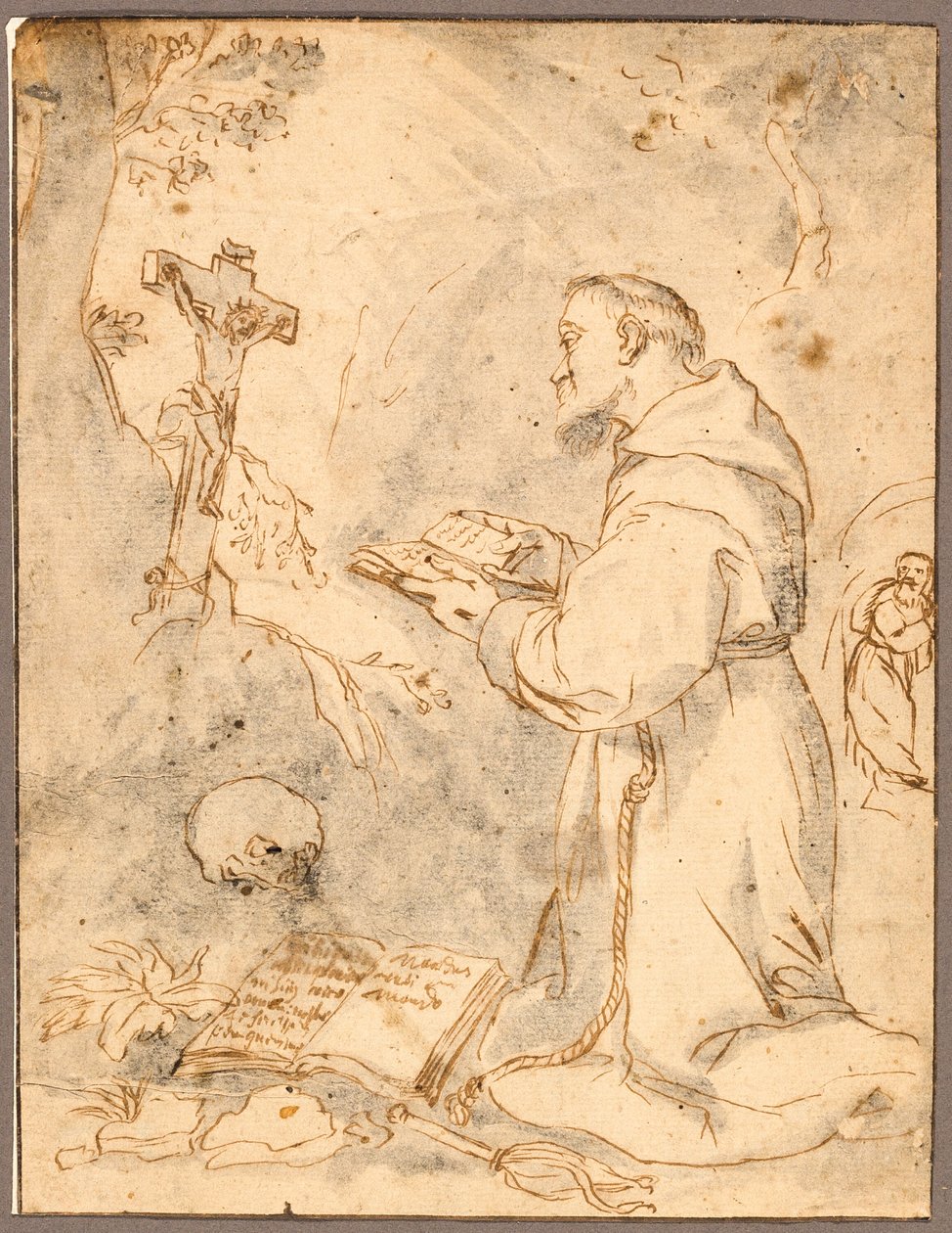 Saint Francis ber av Bartolomé Esteban Murillo