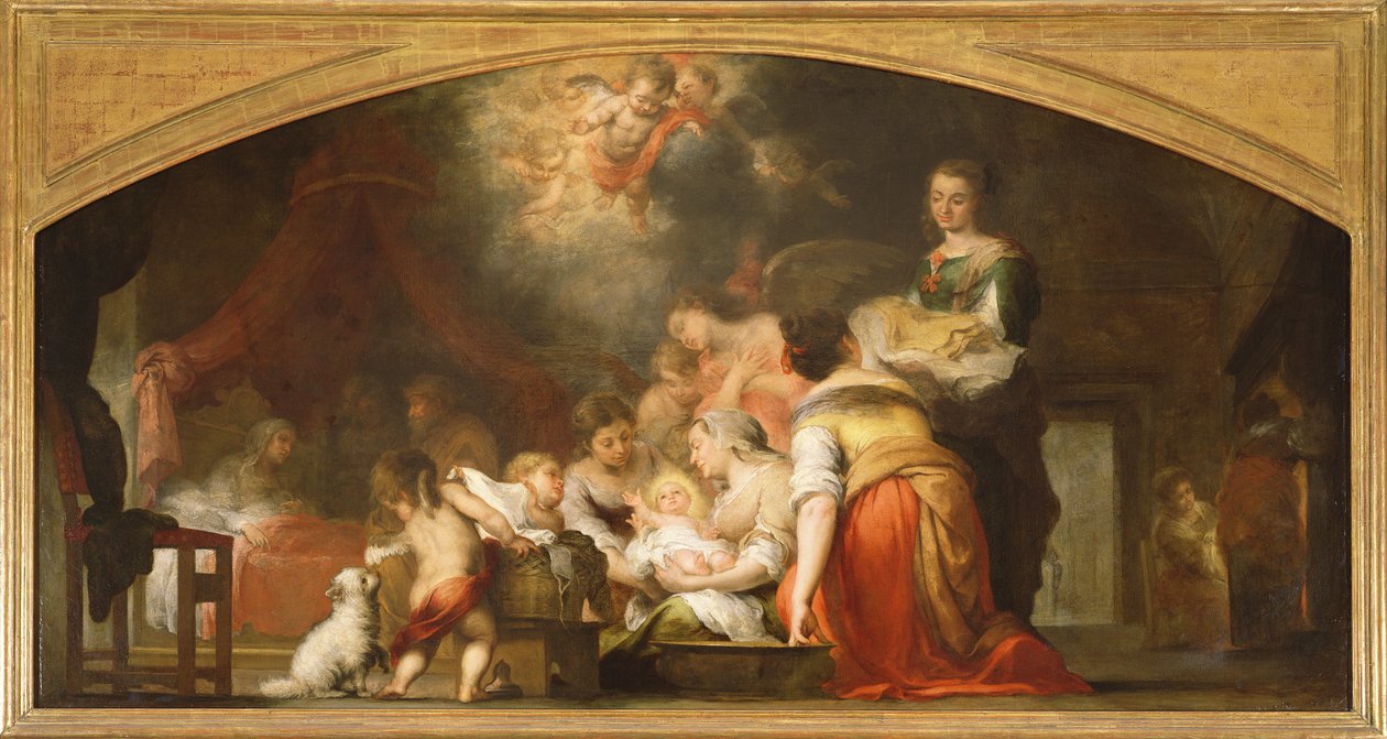 Jungfruns födelse, 1661 av Bartolomé Esteban Murillo