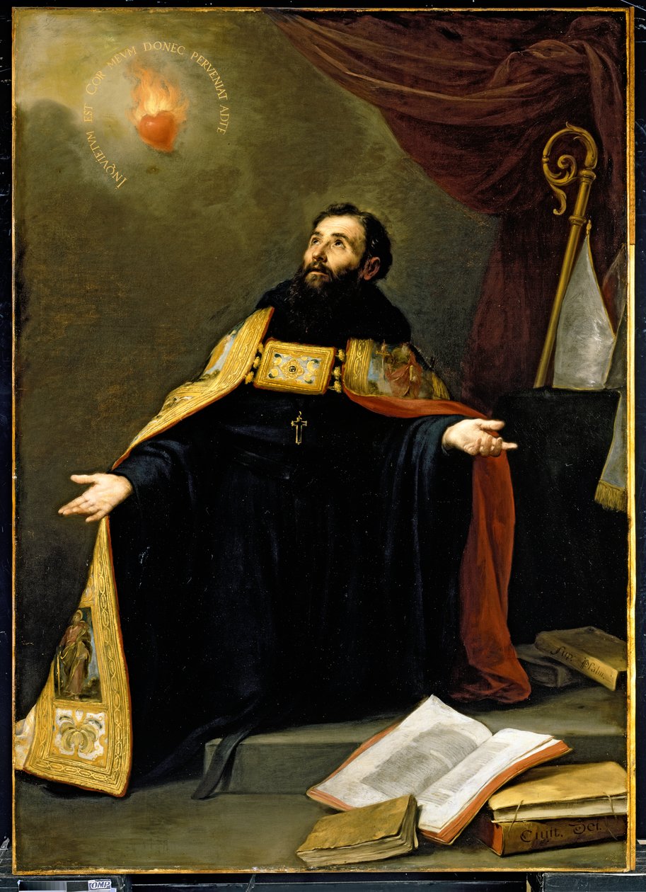 Saint Augustine i extas av Bartolomé Esteban Murillo