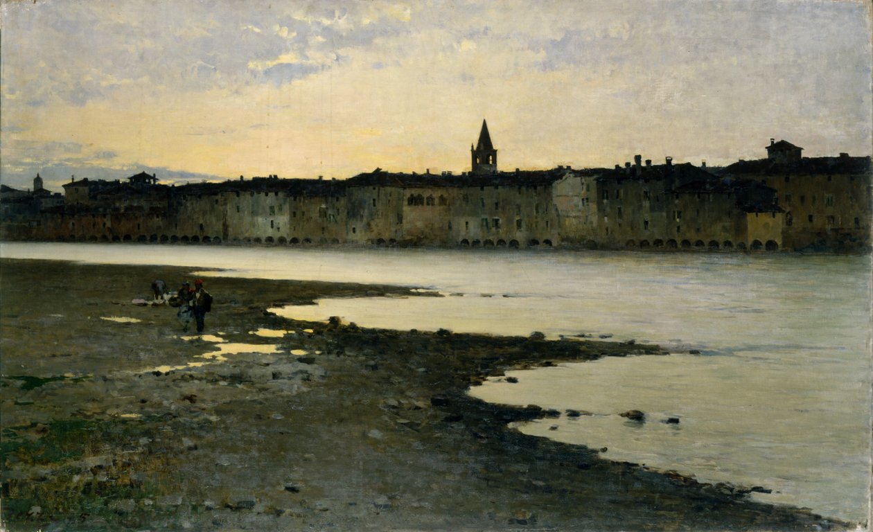  Sulle rive dellAdigen av Bartolomeo Bezzi