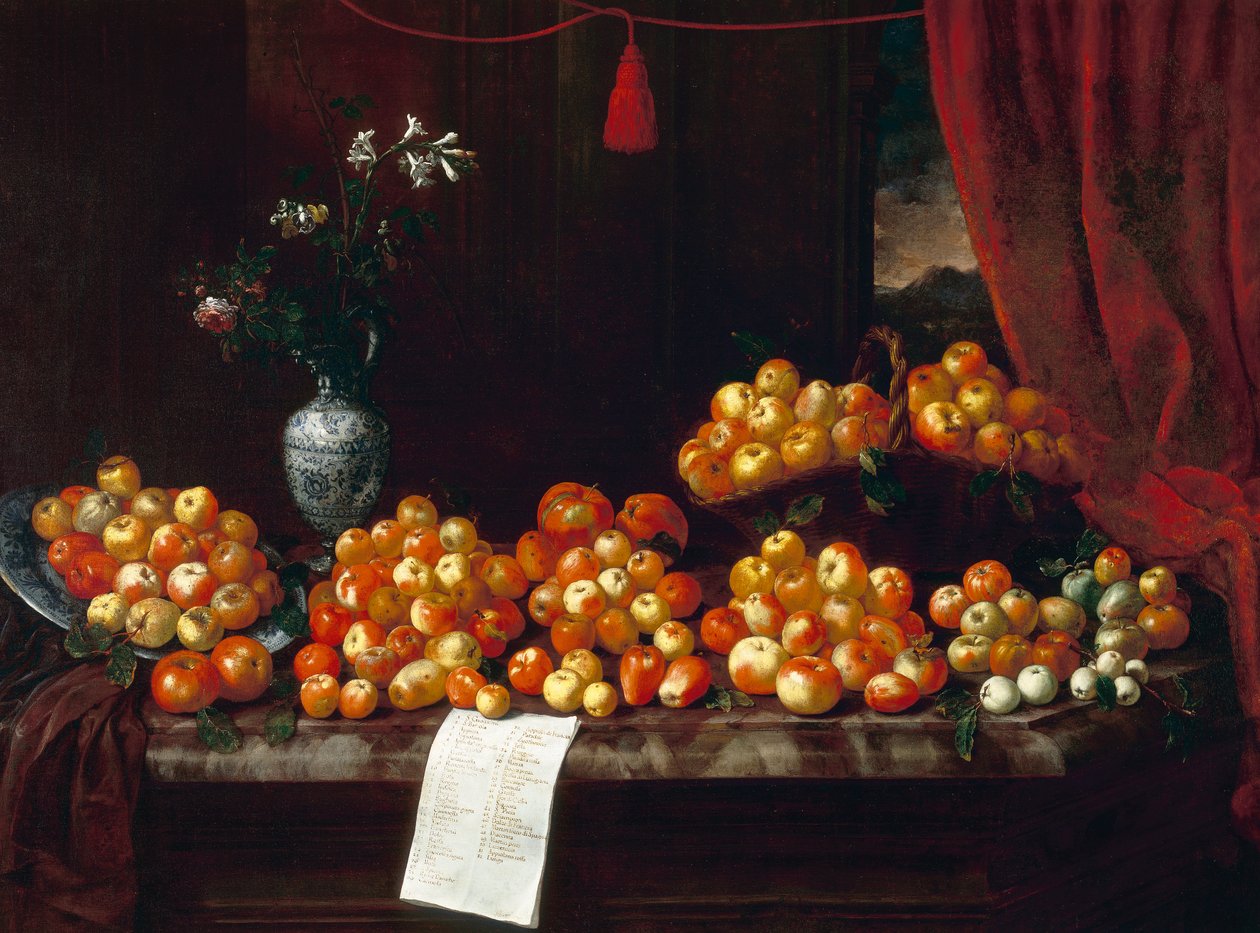 Äpplen av Bartolomeo Bimbi