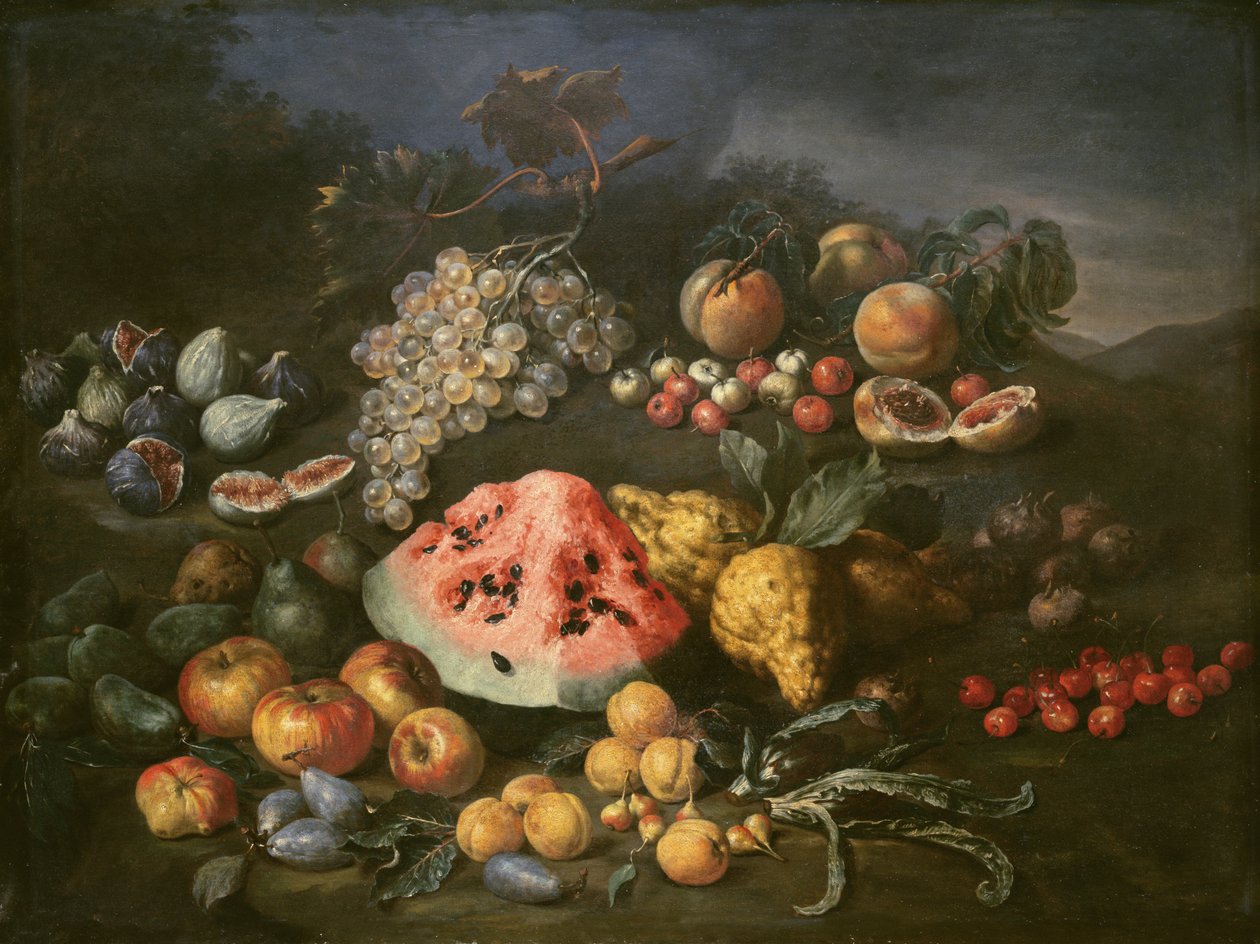 Fortfarande liv av Bartolomeo Bimbi