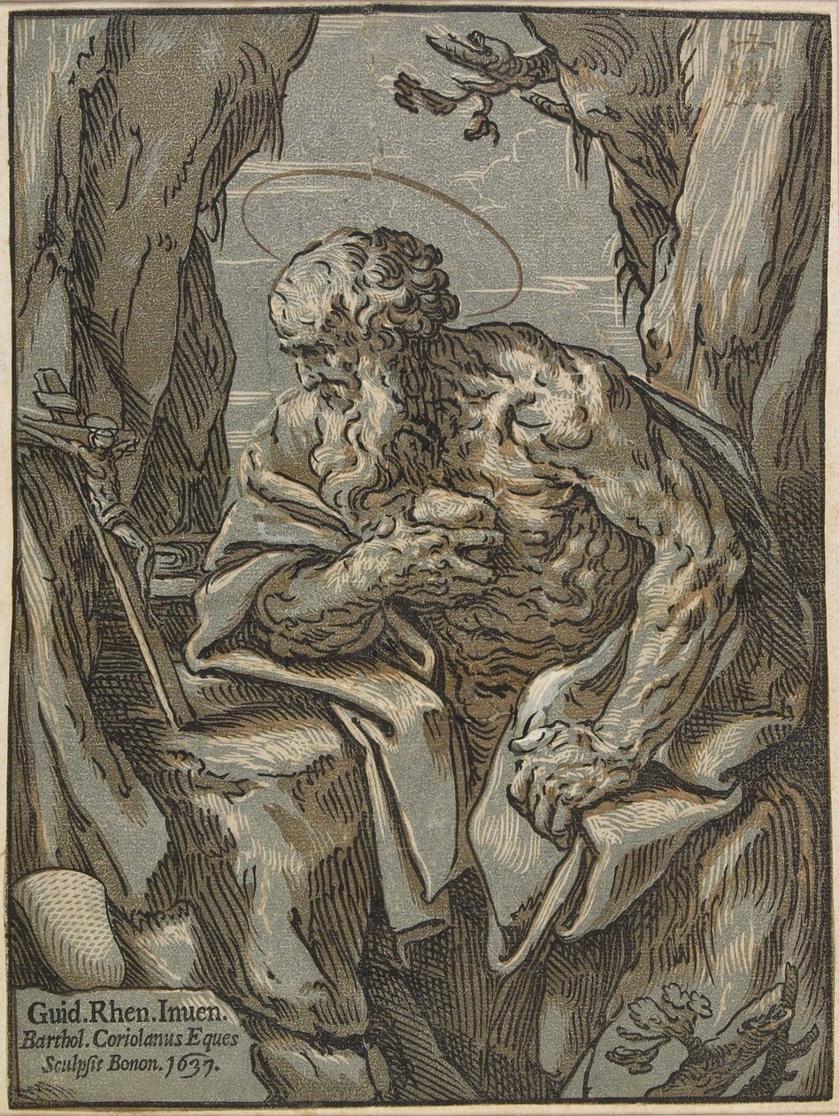 Sankt Hieronymus, 1637 av Bartolommeo Coriolano