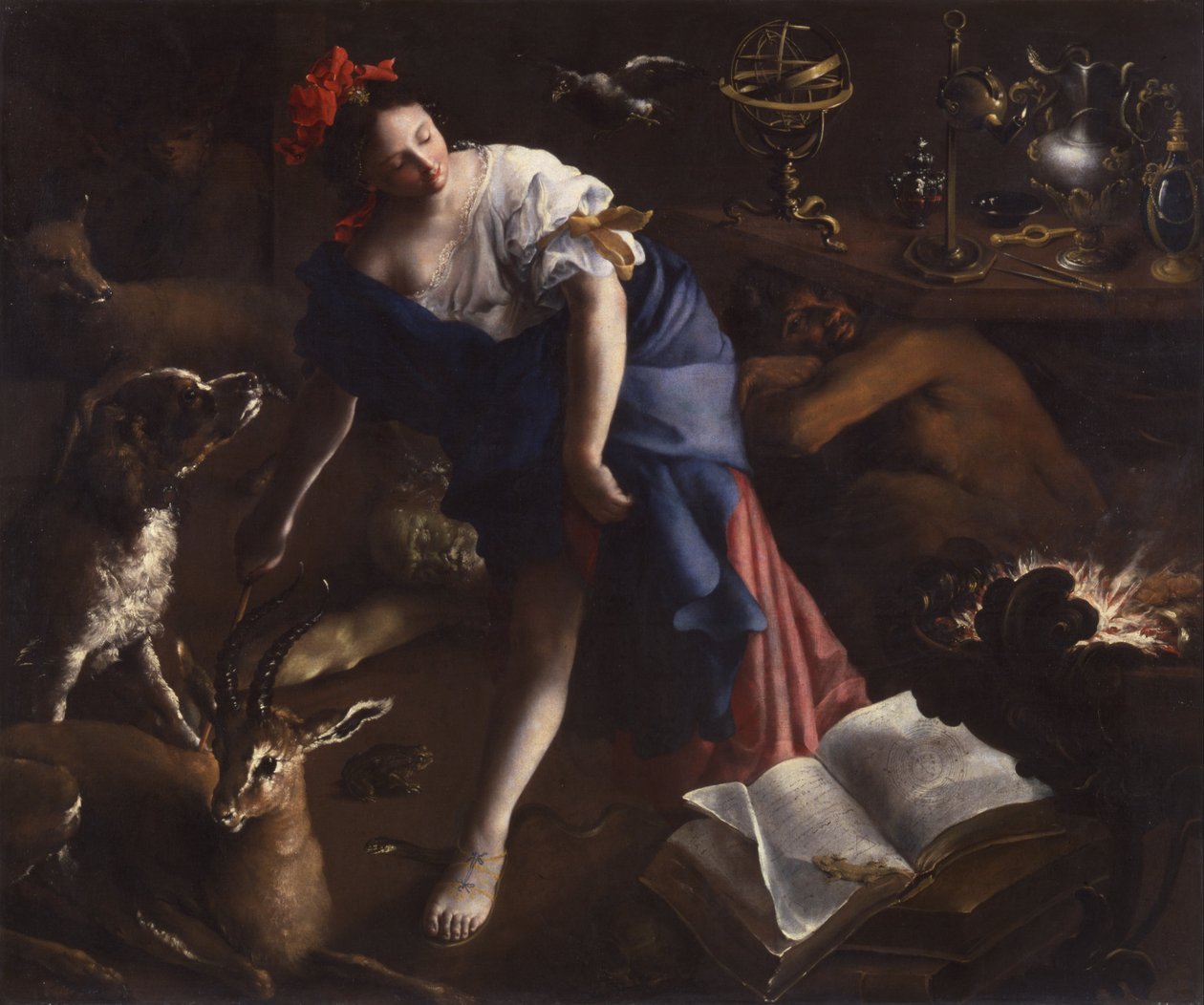 Trollkvinnan av Bartolomeo Guidobono