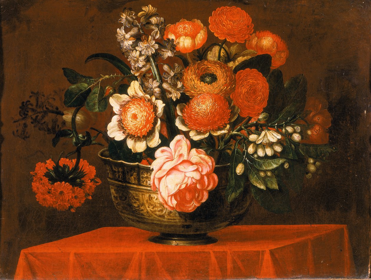 Blommor av Bartolomeo Ligozzi