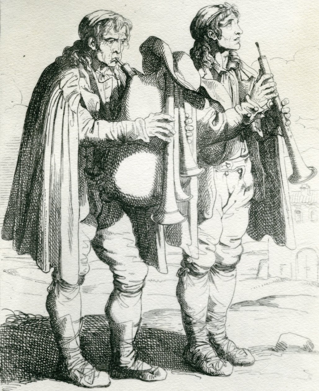 Li Pifferari, 1810 av Bartolomeo Pinelli