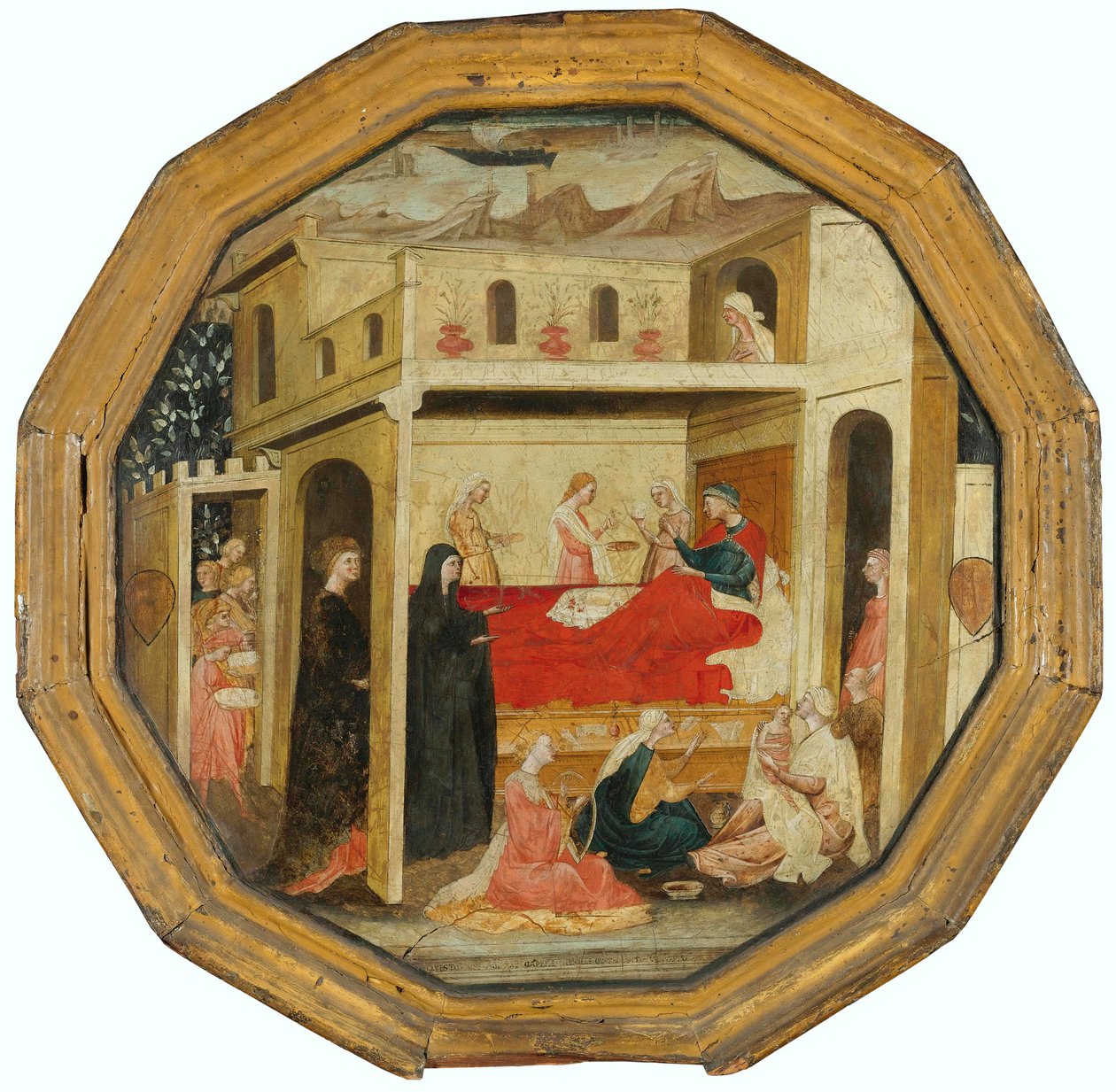 Desco da parto (recto) av Bartolomeo di Fruosino