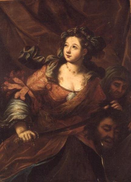 Judith lämnar Holofernes tält av Bartolomeo (attr. to) Biscaino