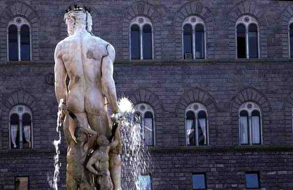 Neptunus fontän, 1560-75 (se 134582-134586) av Bartolomeo Ammannati