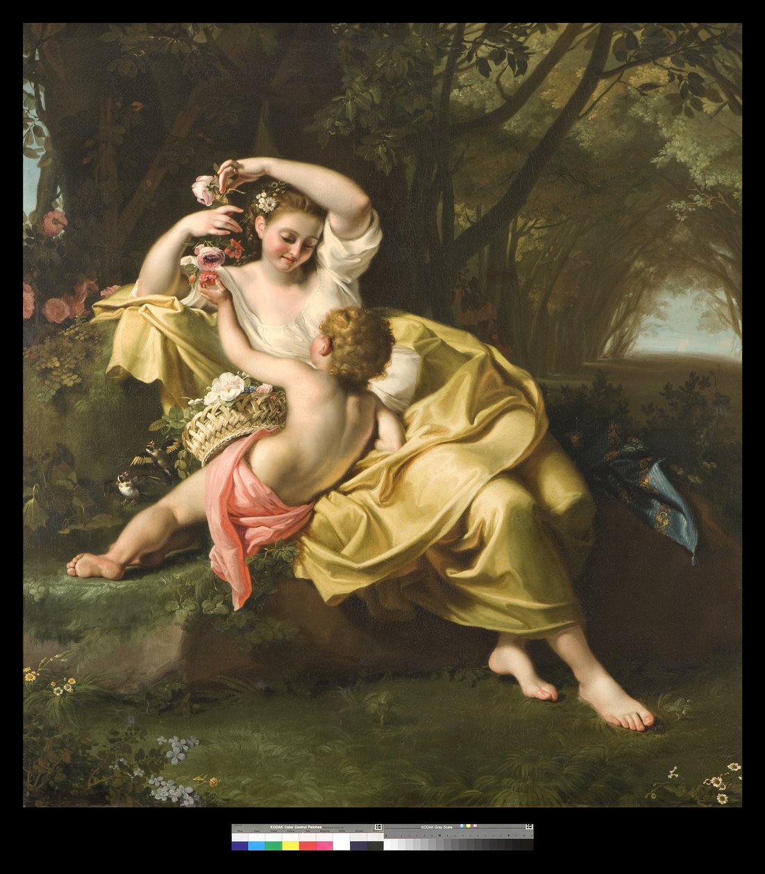 Vårallegori, 1705-09 av Bartolomeo Guidobono