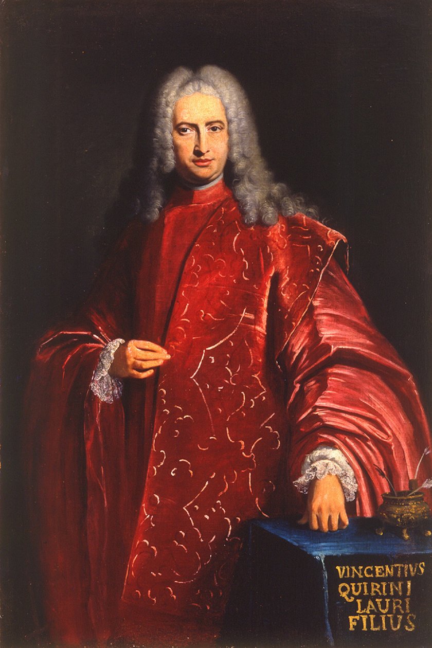 Porträtt av doge Vincenzo Querini av Bartolomeo Nazari