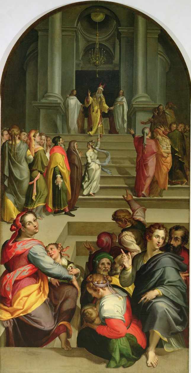 Presentationen av Maria av Bartolomeo Passarotti