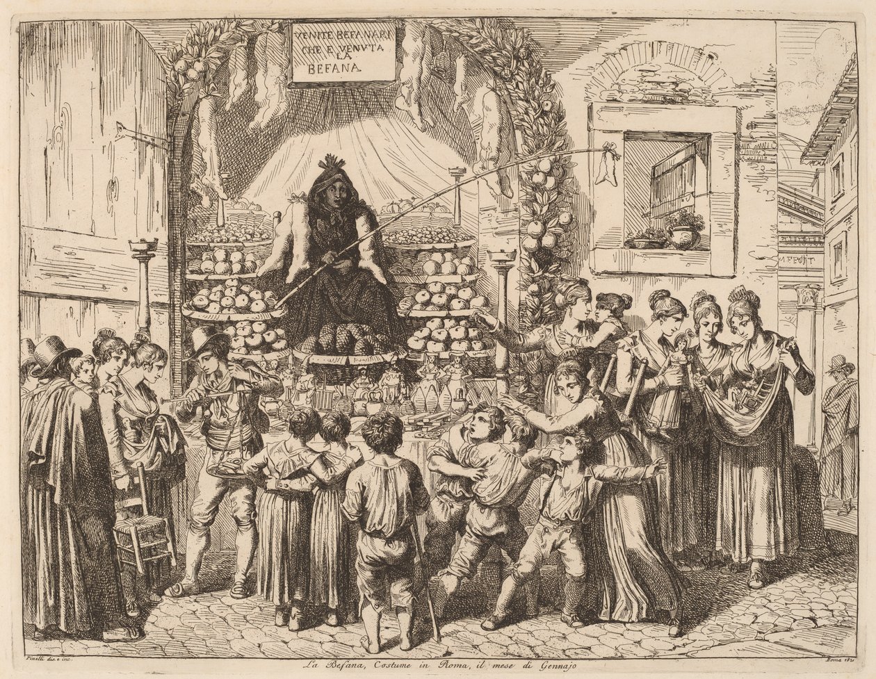 Häxan av Bartolomeo Pinelli