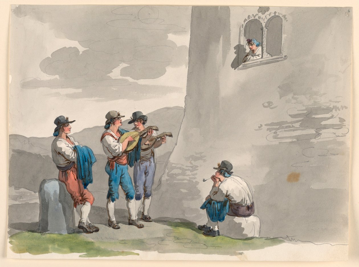 Serenaden av Bartolomeo Pinelli