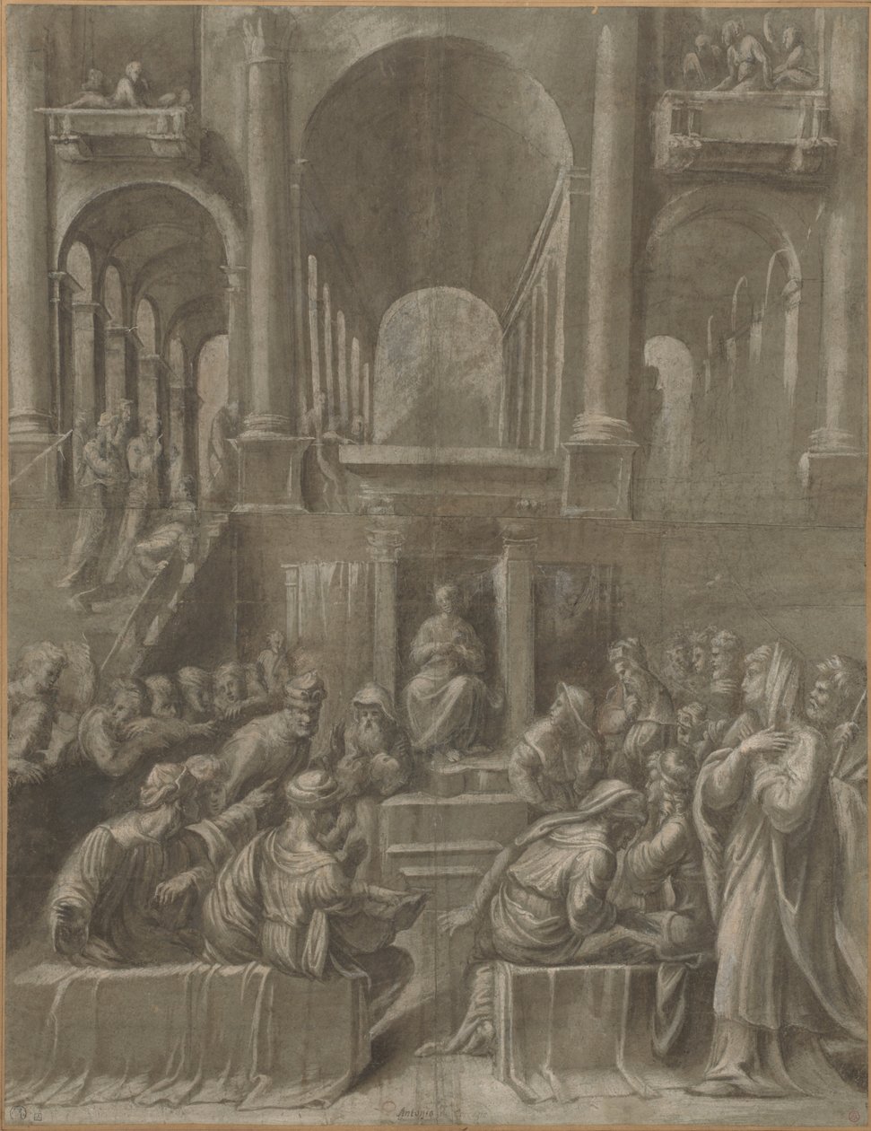 Kristus bland läkarna av Bartolomeo Ramenghi