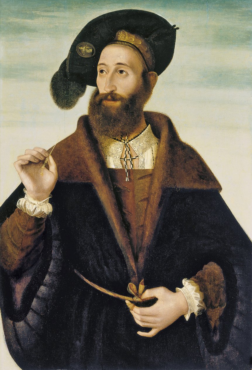 Porträtt av en man av Bartolomeo Veneto