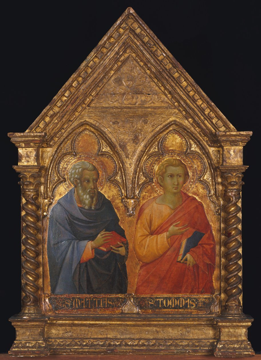 De heliga Matthias och Thomas, ca. 1350. av Bartolommeo Bulgarini