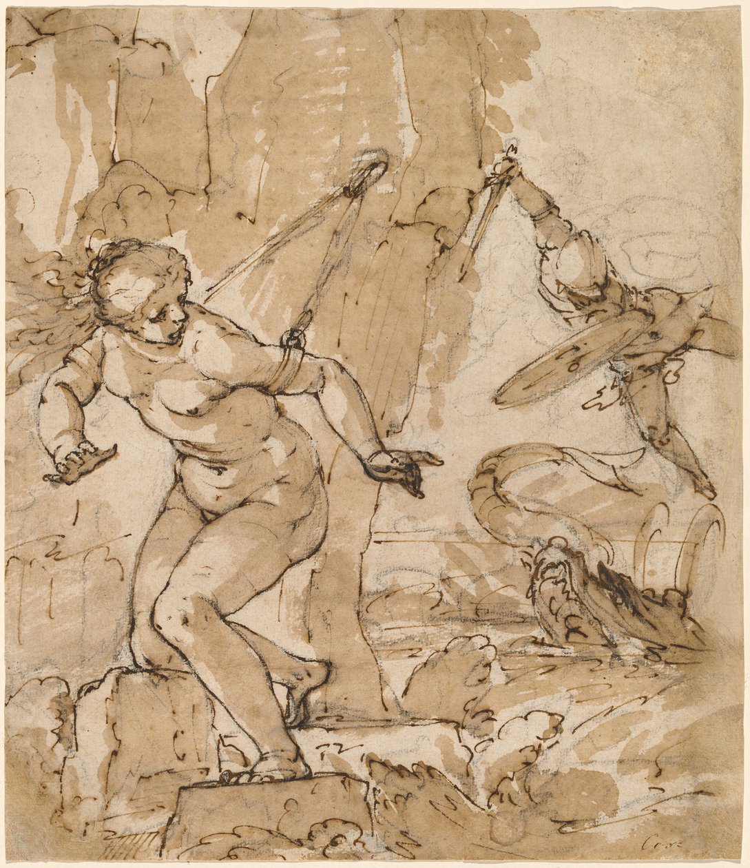 Perseus och Andromeda av Bartolommeo Gagliardo
