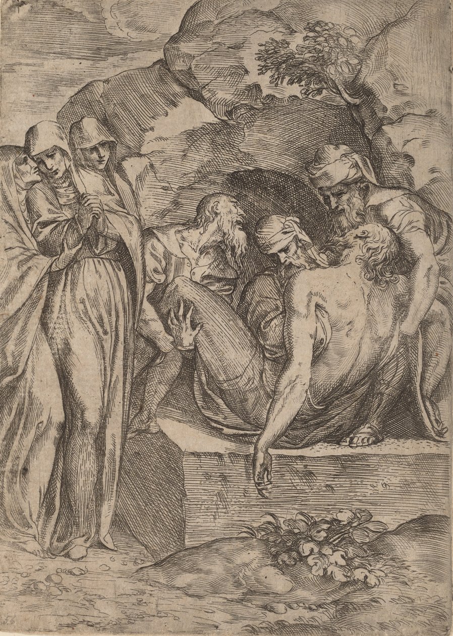 Gravläggningen, 1515-1573. av Battista del Moro