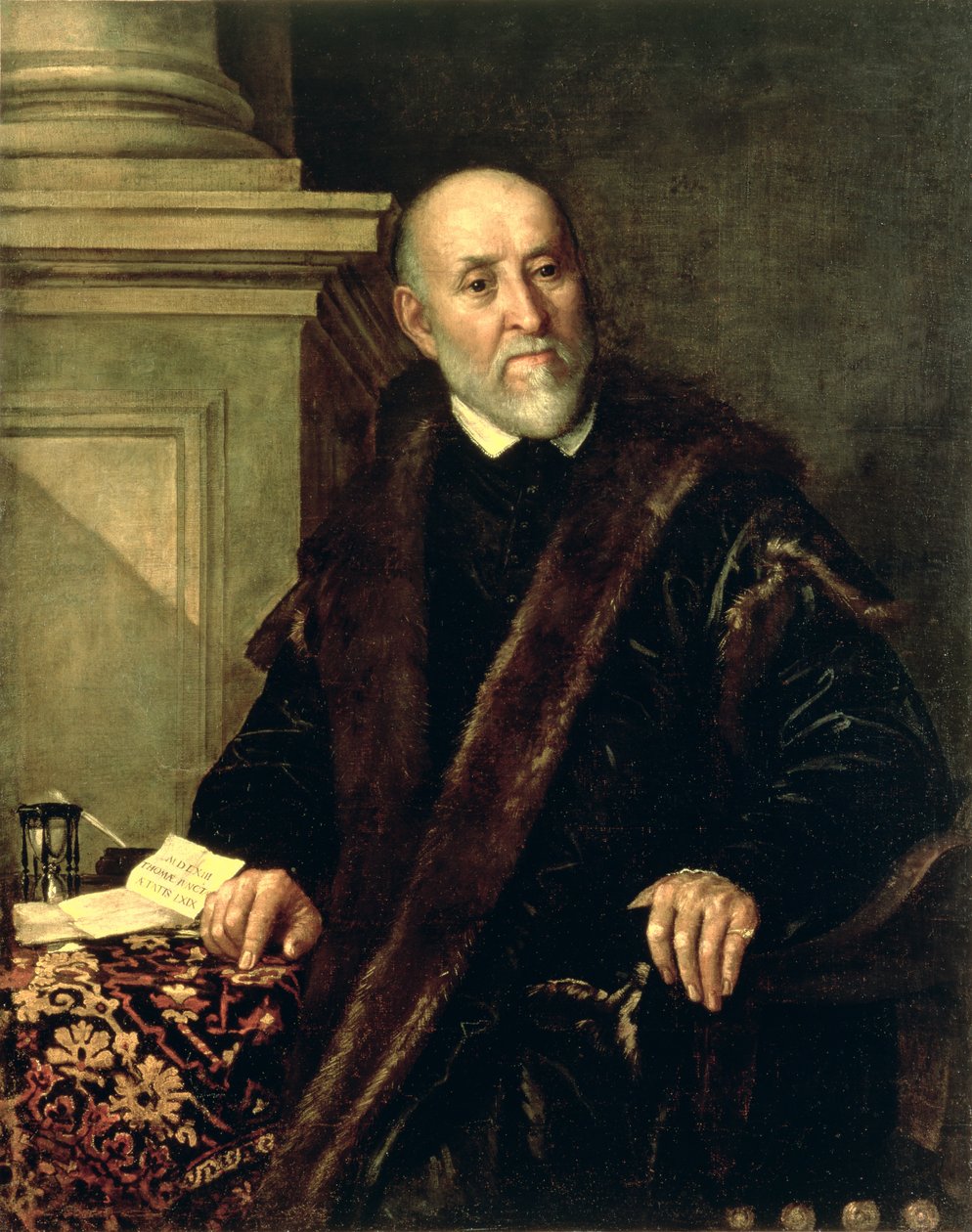 Porträtt av Tommaso Giunta (1494-1566), 1563 av Benedetto Caliari