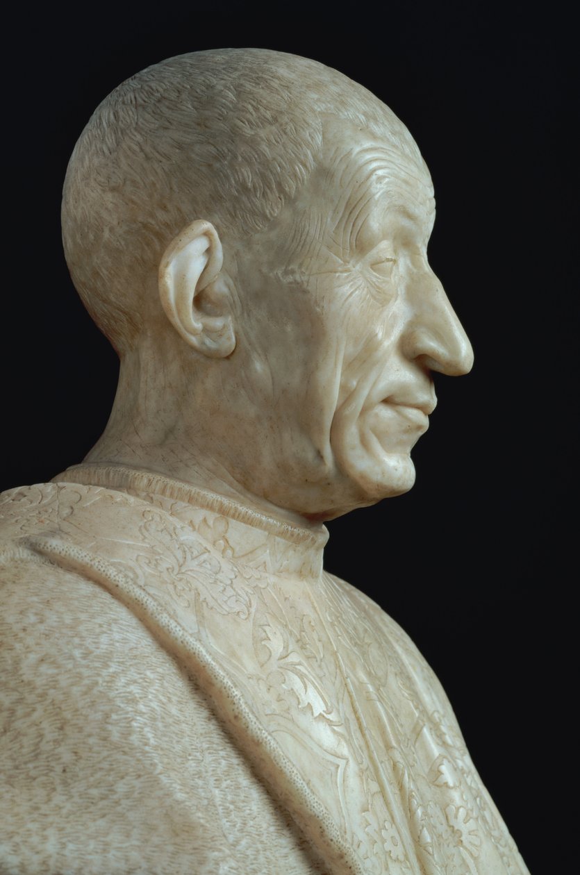 Pietro Mellinis byst, 1474 (marmor) av Benedetto da Maiano