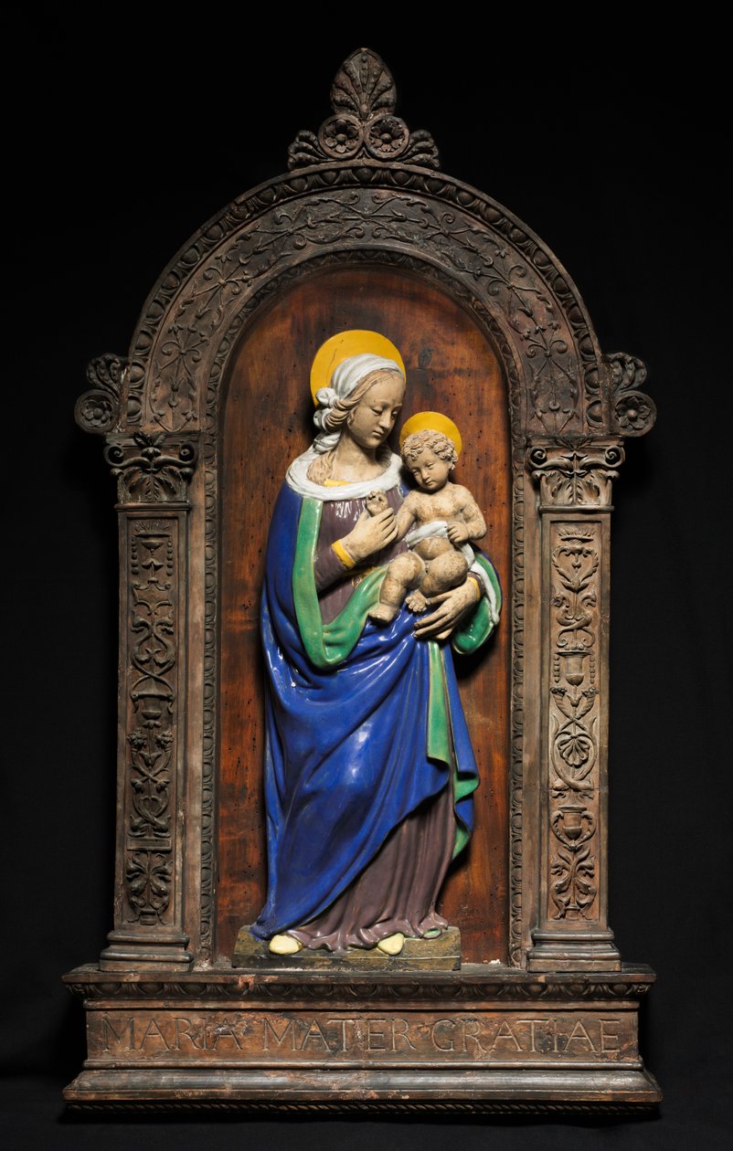 Jungfru och barn, 1500-1510. av Benedetto Buglioni