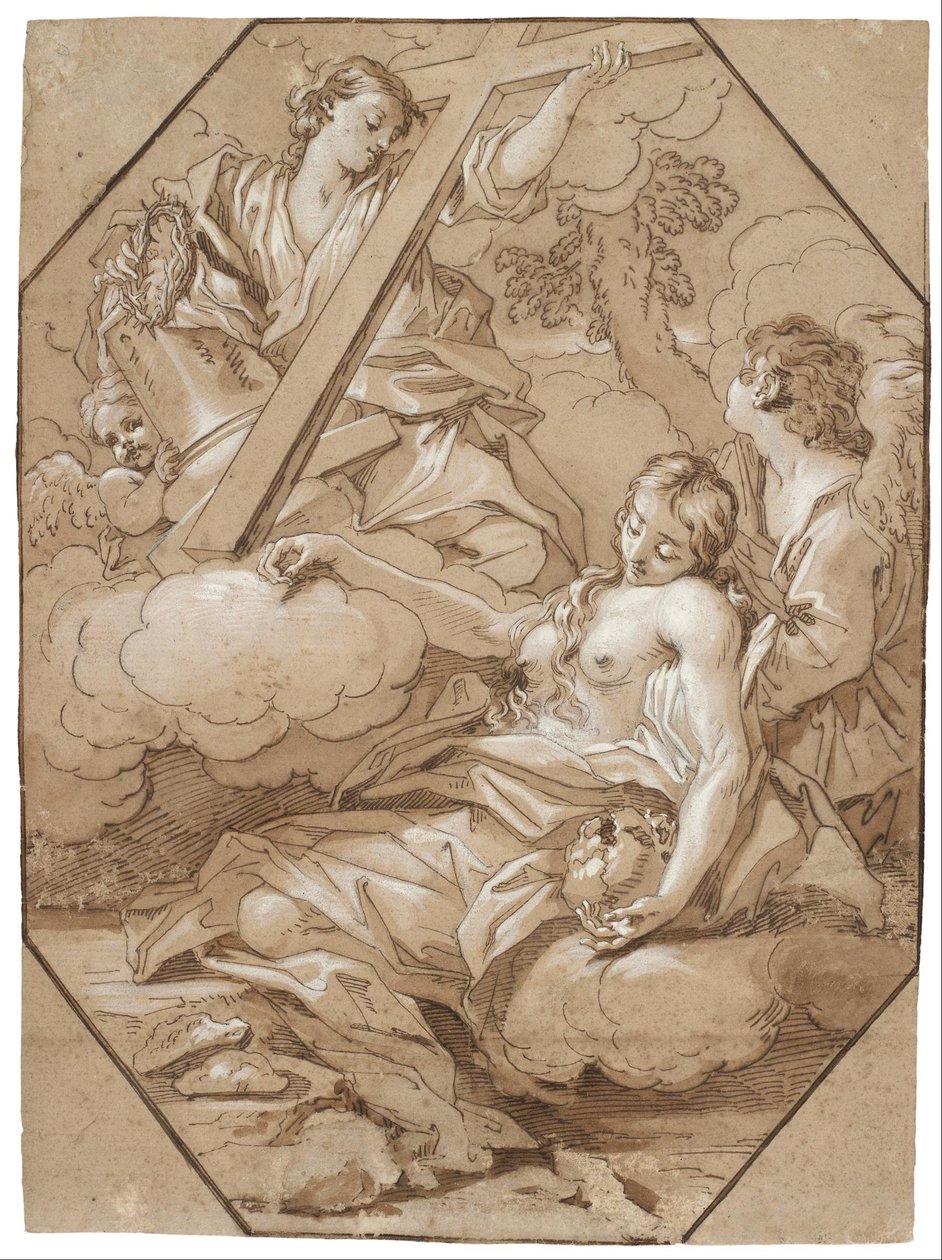 Den heliga Maria Magdalenas extas av Benedetto Luti