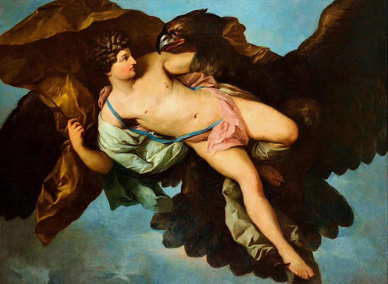 The Abduction of Ganymede av Benigne Gagneraux