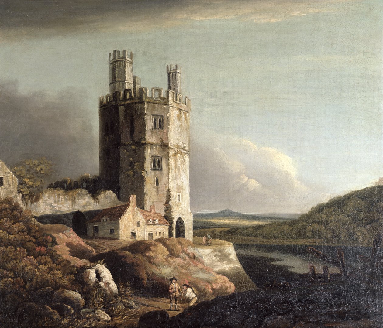 Örntornet, Caernarvon Castle, 1802 av Benjamin Barker