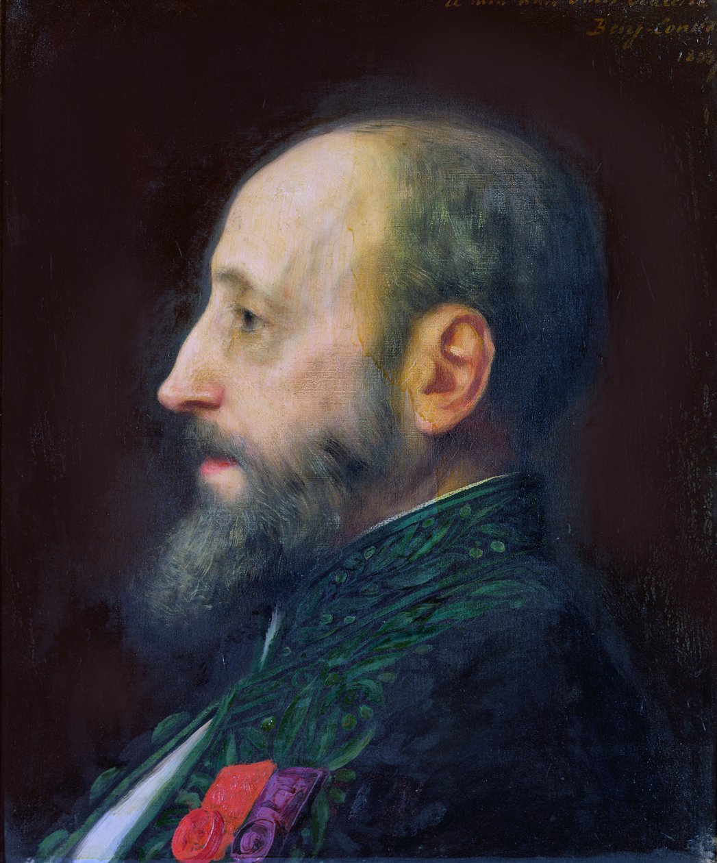 Jules Claretie (1840-1913) 1893 swed av Jean Joseph Benjamin Constant