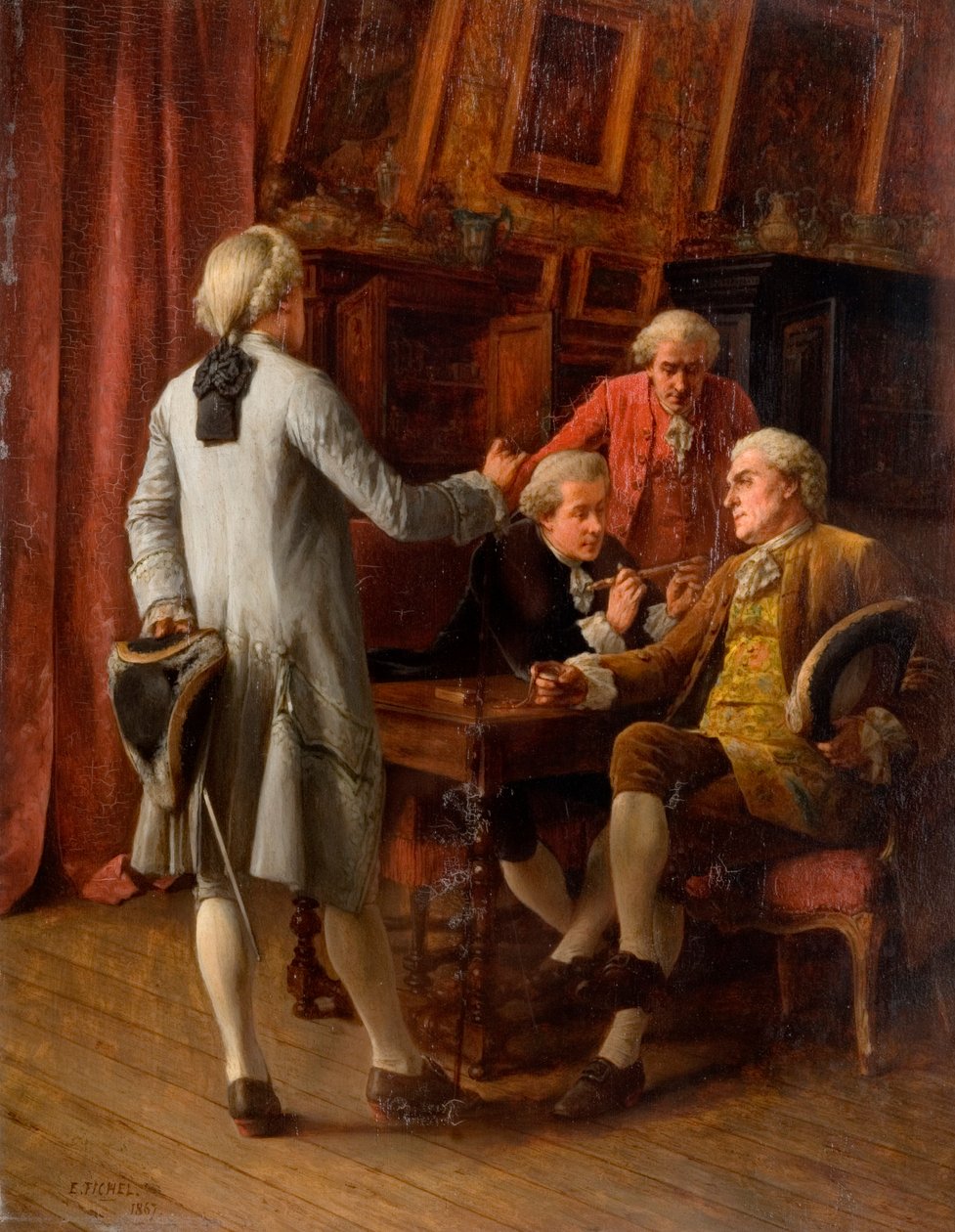 The Connoisseurs, 1867 av Benjamin Eugene Fichel
