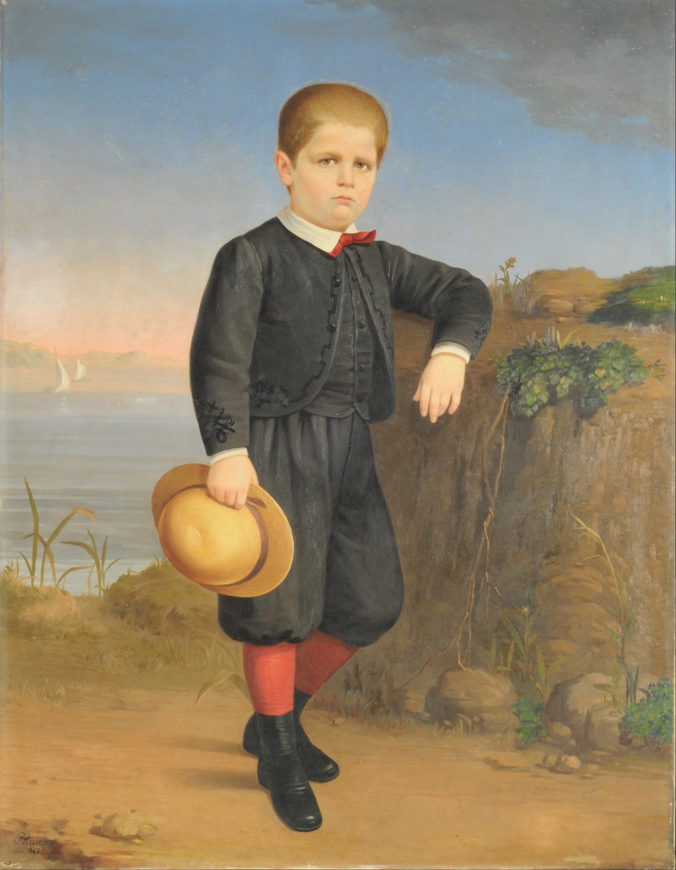 Porträtt av Eduardo Lahitte Uribelarrea av Franklin Rawson