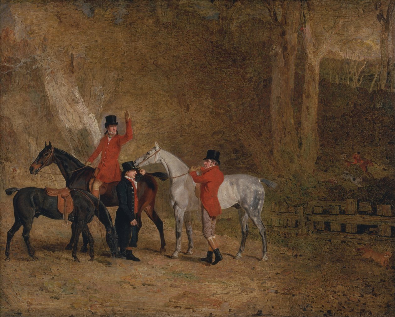 Foxhunting Scene av Benjamin Marshall