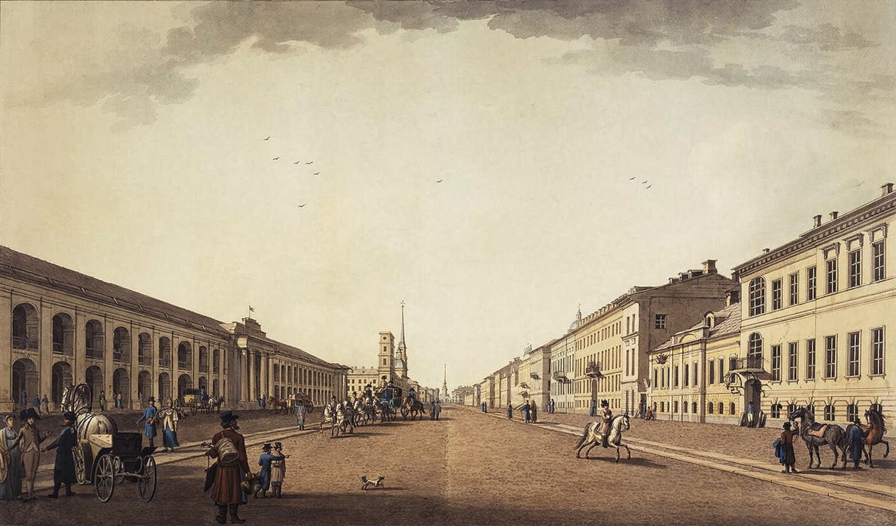 Nevsky Prospekt, 1799 sverige av Benjamin Patersson